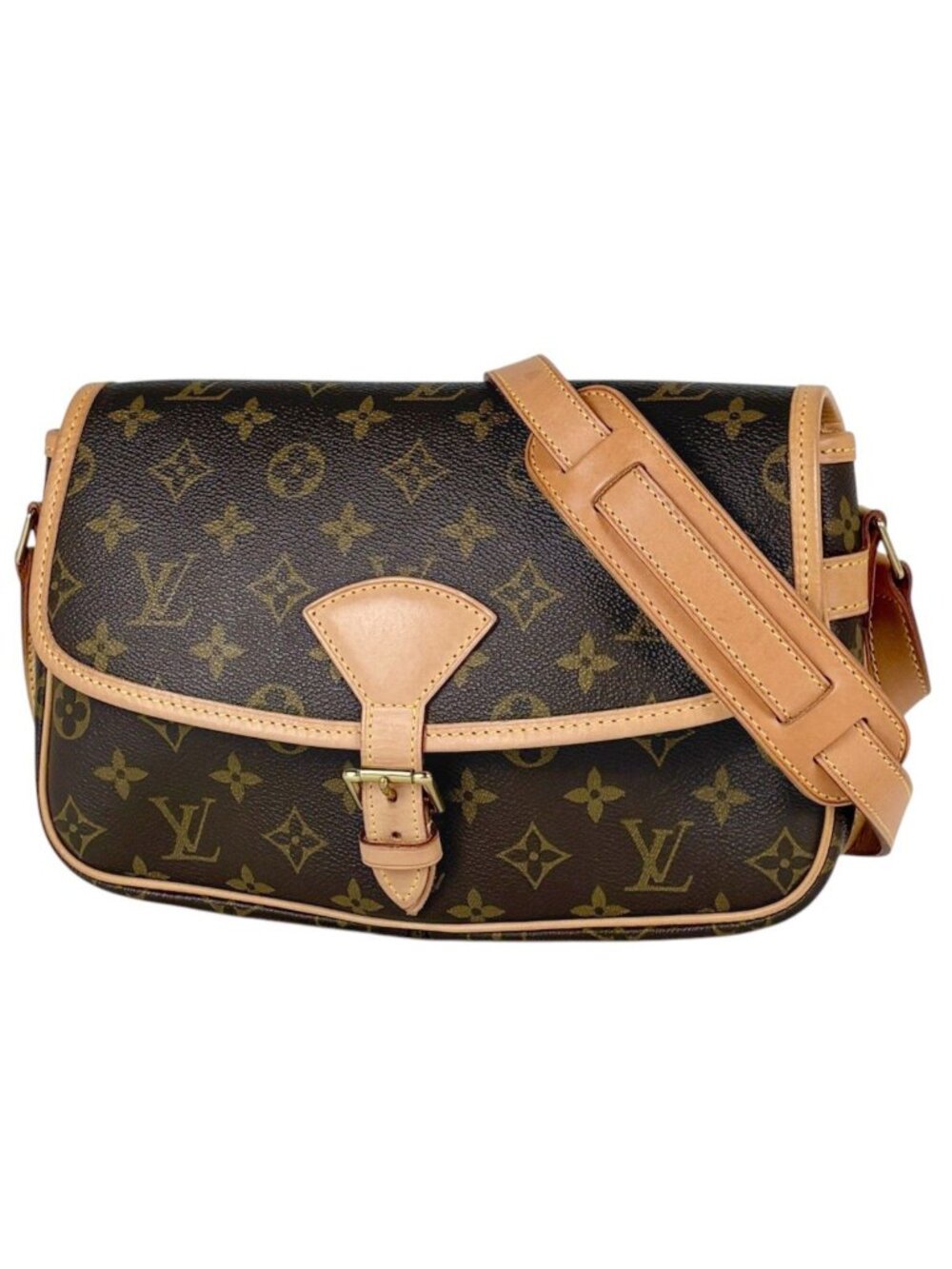 Louis Vuitton Solonge Shoulder Bag Monogram Brown